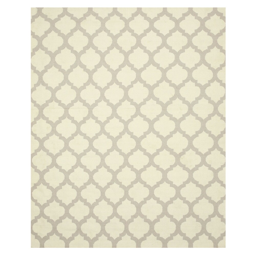 10' x 14' EORC Hand Knotted Wool Polonaise Rug Ivory 